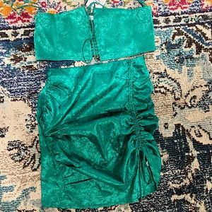 Skirt set with Japanese pattern